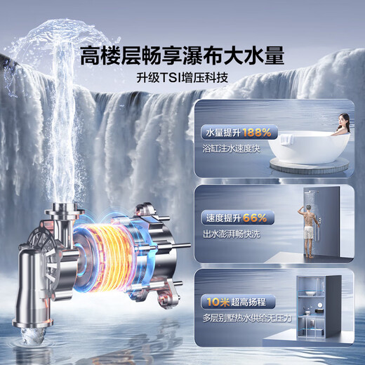 海尔（Haier）【K系列KL7】16升燃气热水器天然气5A一级恒温 TSI增压大水量【国家补贴15%】一级静音 以旧换新