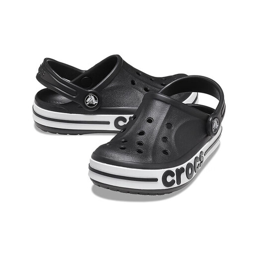 
Crocs Bey Kaluoban Children's Cave Shoes Beach Shoes Boys and Girls Boot Slippers/207018/207019 Black-001 34 (205mm)