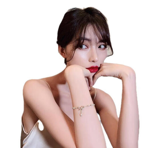 少女心蝴蝶结手链韩国甜美简约百搭小众设计手饰学生闺蜜ins手链 M1476【蝴蝶结手链1个装】