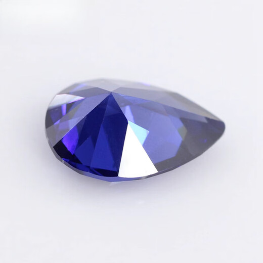 Everlasting leaf tanzanite sapphire loose stone pear-shaped ring surface water drop-shaped zircon blue zircon CZ diamond 3*4mm