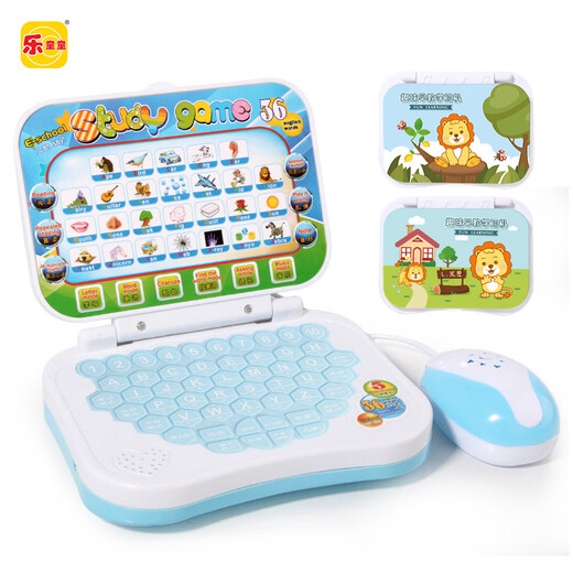 Le Tongtong New Style Le Tongtong Educational Toys Chinois et English Click Reading Learning Machine Early Education Machine Children's Computer Playing Souris Sans Rechargeable Battery Version (Notes Color