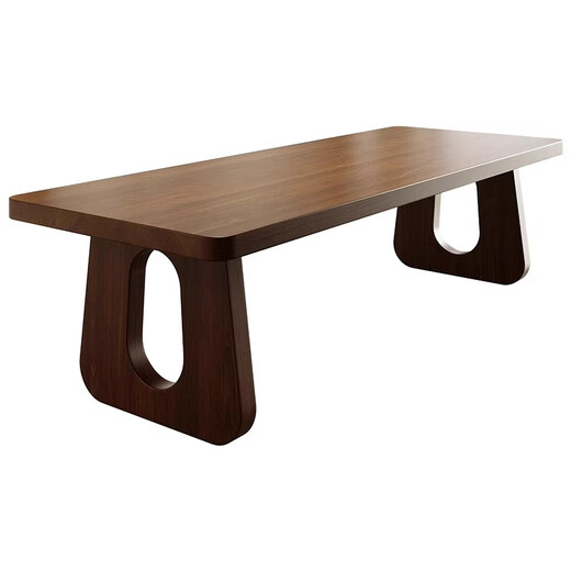 Storytelling solid wood large long desk simple modern living room learning reading writing table home office desk work table long table prince chair