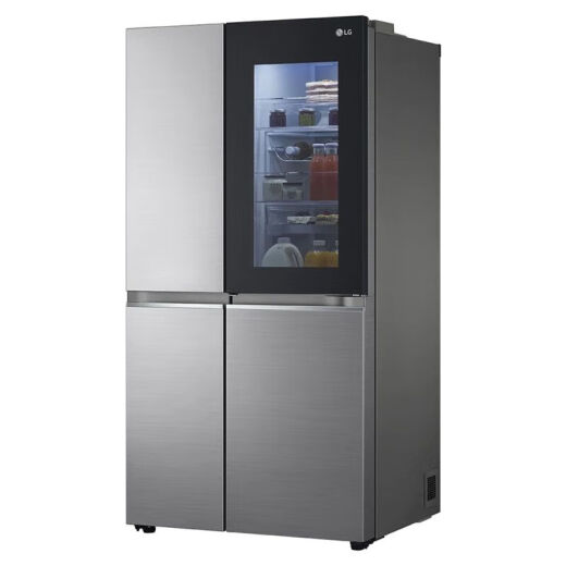 LG Double-abre en perspectiva del refrigerador Puerta de la ventana 655L Esterilización sin aire libre y extracción de olor Titanio Air Silver S651S78 S651S78