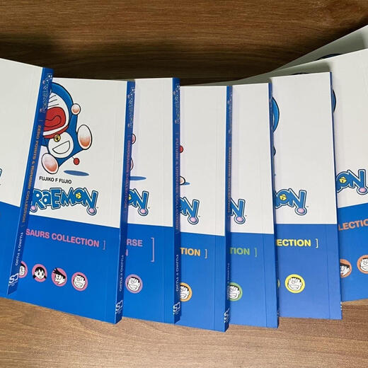 Englische Version Doraemon Doraemon Comic 8 Bände der klassischen klassischen englischen Comic -Bücher von Kindern Vollständiger Satz von Story Books Full Set