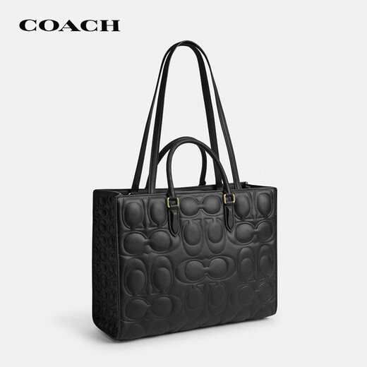 Coach (Coach) [Direkter Markenversorgung] Frauen Maggie Large Schultertasche Schwarz Cy672Imblk