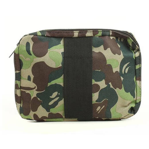 Yonghuan magazine style, ape people camouflage portable storage bag travel bag, passport bag, sorting bag, clutch bag, color bag packaging
