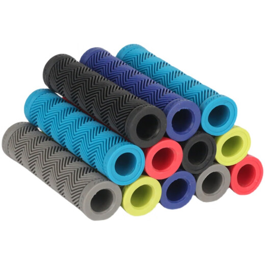 Giant (GIANT) handlebar covers ATX6/660/777 mountain bike rubber cover anti-slip handlebar official flagship black pair (with handle plugs)