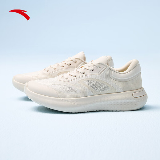 ANTA Yuebu丨Comfortable shock-absorbing sports shoes for women 2025 winter new versatile commuting training shoes 122527753 fish belly white-2 39