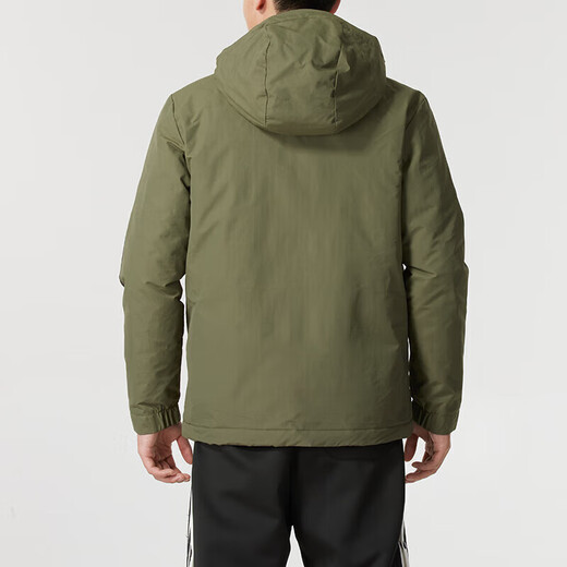 阿迪达斯（adidas）冬季新款男子时尚潮流保暖防风连帽户外运动休闲夹克棉服外 IV9230 2XL