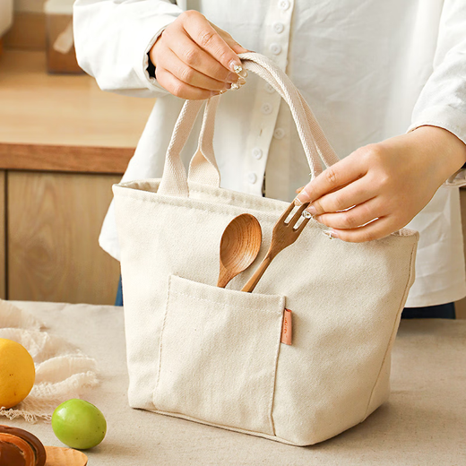 Yuanben Stoff Isolierung Lunchbox Bag Reisbeutel Handtasche Office Worker Mittagsbeutel verdickte Aluminiumfolie Lunchbox Aufbewahrungstasche Reisbeutel