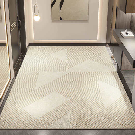 
Derenkafu brand entrance door floor mat high-end sense entrance door mat erasable and free washable entrance door mat anti-slip and dirt-resistant household door carpet Qiuling 14109 120cm*160cm new upgrade [dirty-resistant and no wash-resistant
