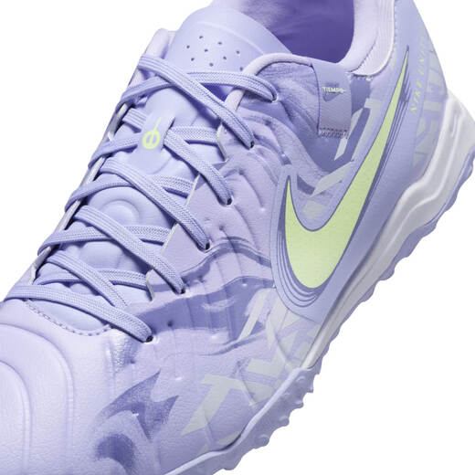 Nike (Nike) Offizielle Legendserie Tiempo Legende 10 TF Herren Fußballschuhe HF1591 500 Achat lila/leicht gelb Grün 44,5