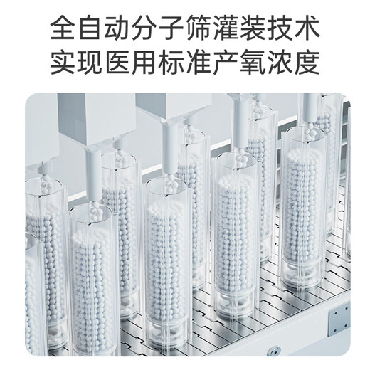 Omron Medical Oxygen Concentrator Household 5L Oxygen Inhaler Household Elderly Oxygen Machine Light Sound Belt Atomized Double Oxygen Inhaler Y53W