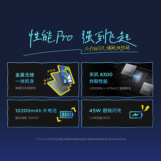 联想（Lenovo）小新PadPro12.7办公学习游戏平板天玑8300 2.9k 144Hz 8+128G绿+【壳膜1号会员店专供套装款】