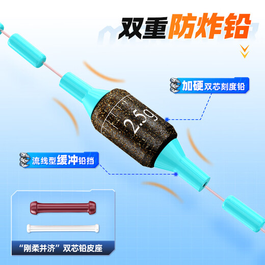 Fishing Source Monster Knotless Main Line Components Tied Imported Fishing Line Set Complete Line Set Strong Tension Fishing Hook Accessories 4.5 Meters Strong Knotless Tension Enhancement 35% No. 2.0 (Pack of Three)