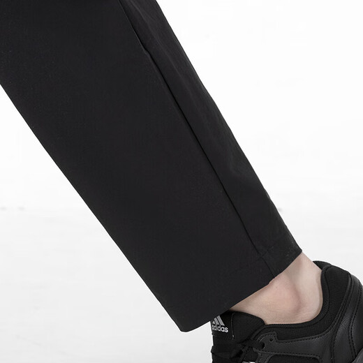 阿迪达斯 （adidas）官方男裤 2025春季新款跑步健身梭织快干透气直筒长裤休闲运动裤 HE9908/梭织快干/偏大一码 S 175