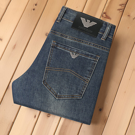 
Chi Armania Spring New Chi Armania Asian Light Luxury High-end Hong Kong High-end Jeans Men's Slim Straight Embroidery Casual 9922 Models - Add velvet 28 (2 feet 1 Waist circumference) 100 Jin [Jin equals 0.5 kg]
