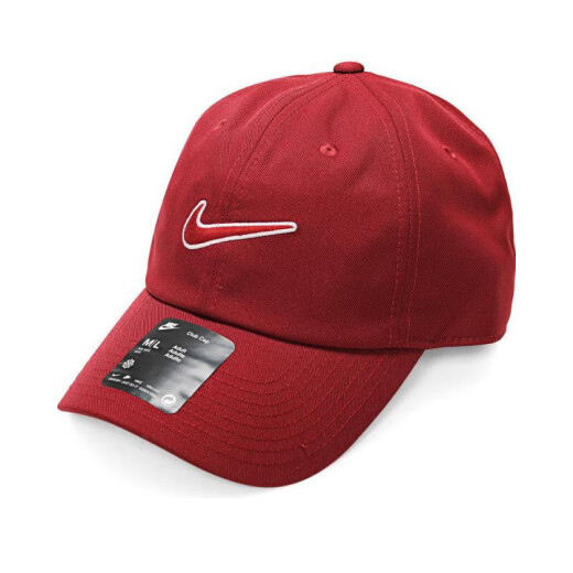 耐克（Nike）帽子男帽女帽夏季新款运动帽休闲舒适透气时尚潮流棒球帽鸭舌帽 FB5369-677红色 以专柜实物为准
