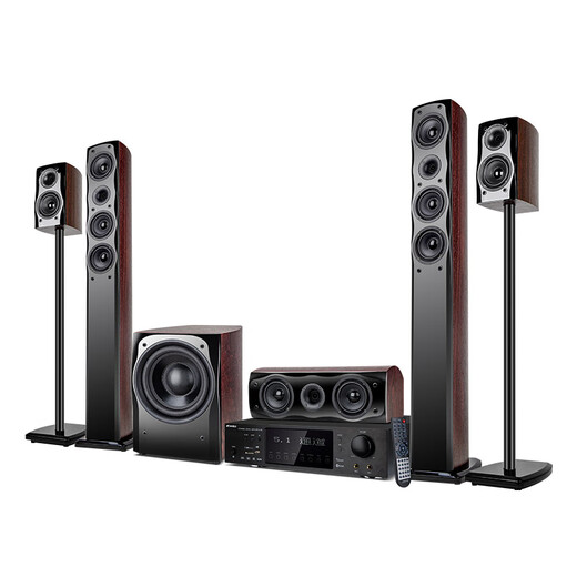 SANSUI Home Surround Dolby Decoding 7.1 Cinema 5.1 Channel Home Karaoke Living Room TV Floor-Standing Large Audio Combination Set Bluetooth Stereo Sound Karaoke Speaker F8 Exclusive Edition Standard Amplifier 20A
