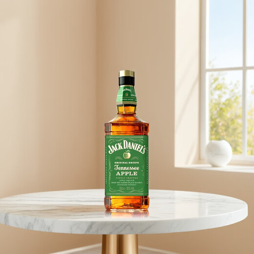 杰克丹尼（Jack Daniels）苹果味700ml  美国田纳西州  调和型 威士忌 力娇酒