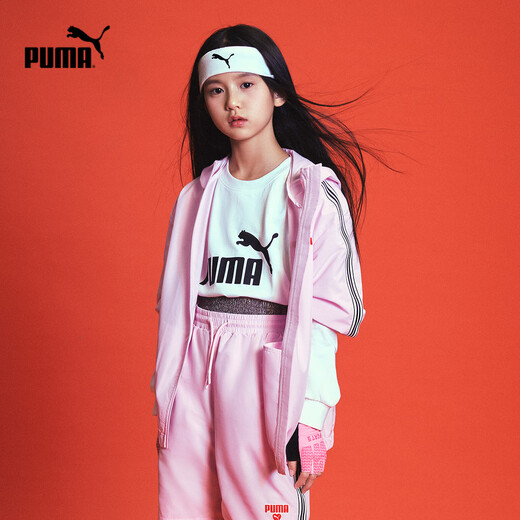 Puma's new children's summer thin sun protection clothing pink 60001 140
