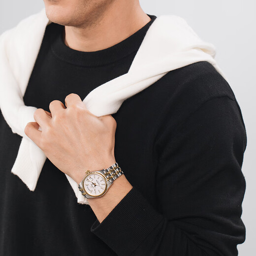 Plum Blossom (Titoni) Swiss Watch Universe Series Automatic Mécanical Room Gold Steel Band Importé Men's Watch 797SY-695 Gift For Boyfriend