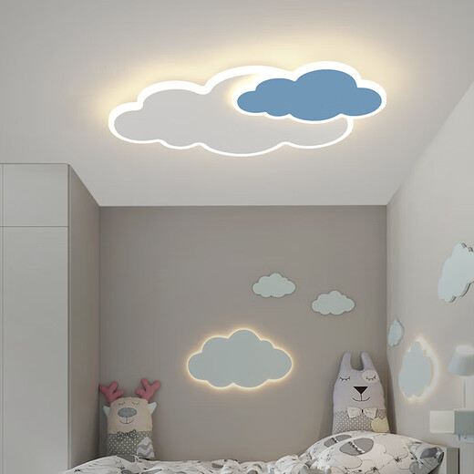 Village de Shantoulin Yunduo Lampe de chambre à coucher lampe de plafond LED moderne moderne simple romantique créatif et fille de chambre de chambre