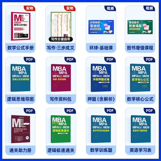 mba联考教材2026 199管理类联考综合能力 陈剑数学+英语+赵鑫全写作+孙勇逻辑四分册全套全套考研mpa mem考研英语二管综历年真题2025可搭1000题讲真题