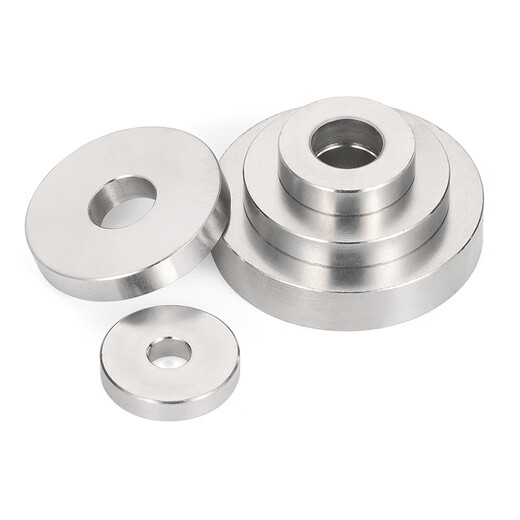 Jinggong (JINGGONG) SZ304 stainless steel precision turning gasket high-end heavy-duty thickened flat washer lathe processing non-standard CNC M5*15*4 (5 pieces)