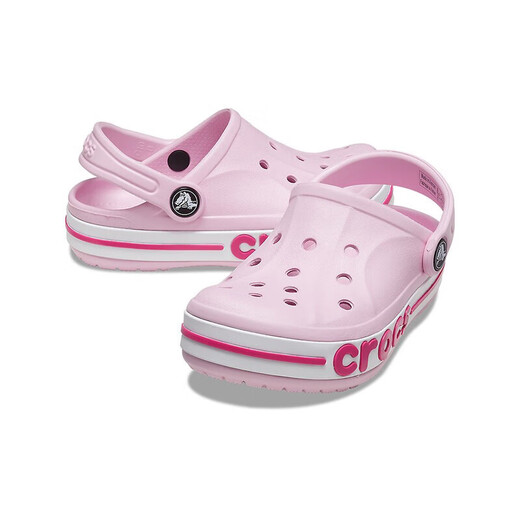Crocs Bey Kaluban Chaussures pour enfants Chaussures de plage Chaussures de plage garçons et pantoufles d'orteil des filles / 207018/207019 POUDRE DE BALLET / POUDGE DE CANDY-6TG 35 (215 mm)