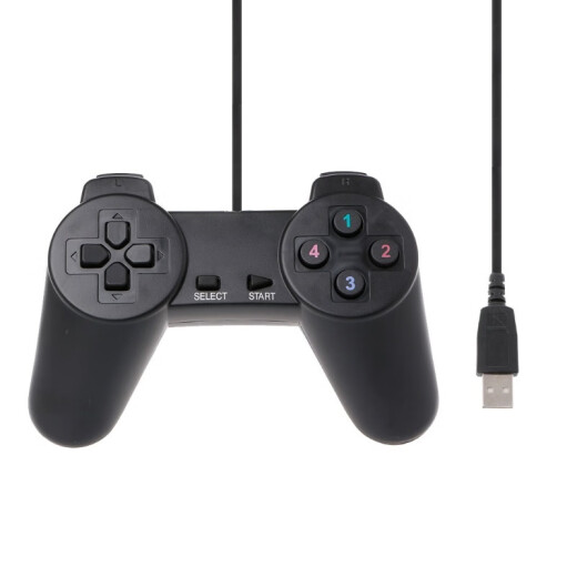 Controlador de juego COSPA PC Joystick Laptop FC Arcade Contra Emulador de dos jugadores Computadora USB Controlador Wired 701 Controlador 2 + Pack