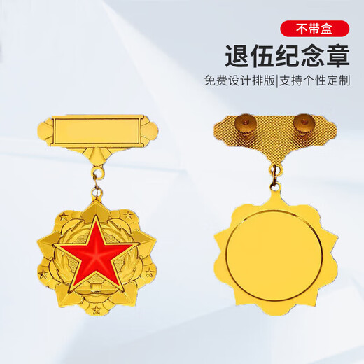Not stopped Retired souvenirs commemorative medals comrades souvenirs medal badges medals badges medals and badges Medals with boxes WZHL-15931