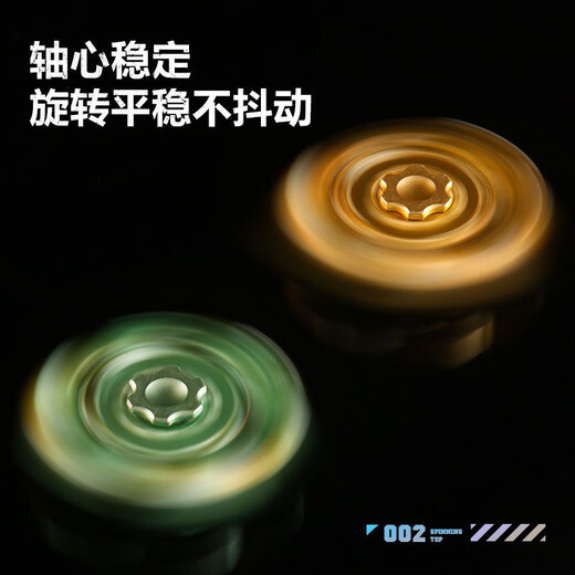 MieLanat's new Internet celebrity explosive armor rotating finger fingertip decompression gyro decompression creative cool student transformation toy technology golden armor