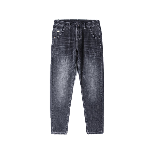 TUCANO; Woodpecker Jeans for men's summer thin slim straight versatile stretch jeans for men's versatile casual jeans for men 1048 black and gray 28 (2 feet 1) Recommended 90-100Jin [Jin equals 0.5 kg]