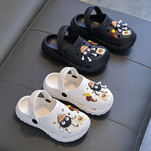 Kinderlochschuhe für Jungen und Mädchen im Sommer-, Rutsch-, Schlank-, Schlank- und Atmungs-, Eltern-Kind- und Kinderstrandsandalen, Khaki (verbesserte Version von umweltfreundlichem Material) 12 Größe 34/35 (Schuhlänge 22 cm, geeignet für Fußlänge 21 geeignet