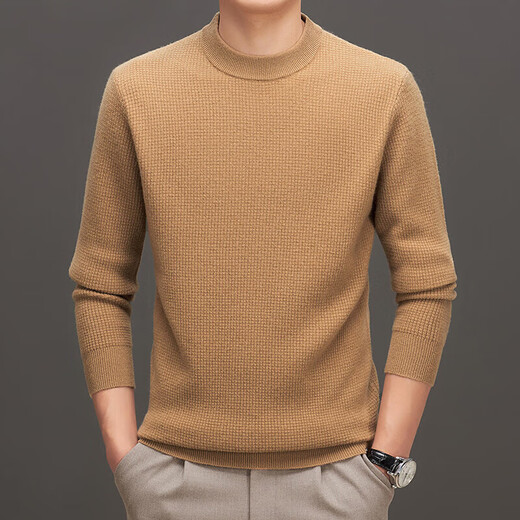 Nosskiss Luxury High-end Brand Pure Wool Свитер для мужчин в зимнем термическом внутреннем свитере корейская версия сплошной круглой вязаной базовой рубашки Zhumo Black [подарочная коробка] 3xl 190 подходит для 180-200 дюйма [Jin равна 0,5 кг]