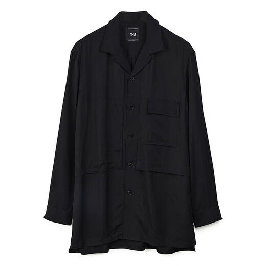 
Y-3 [must-have for travel] 2025 new men's shirt mid-length casual top 52JD3524 Black S