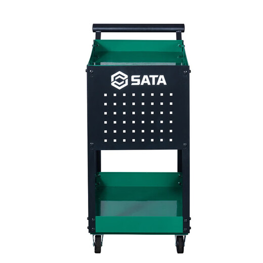 SATA two-layer parts tool cart auto repair and maintenance trolley mobile repair tool rack 95222B pre-order two-layer parts tool cart (new model) 95222B