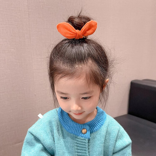 Chimera (CHIMERA) 5-piece children's bunny ear hair ties, ponytail rubber bands that do not hurt hair, hair ropes, hair accessories, birthday gifts for girls