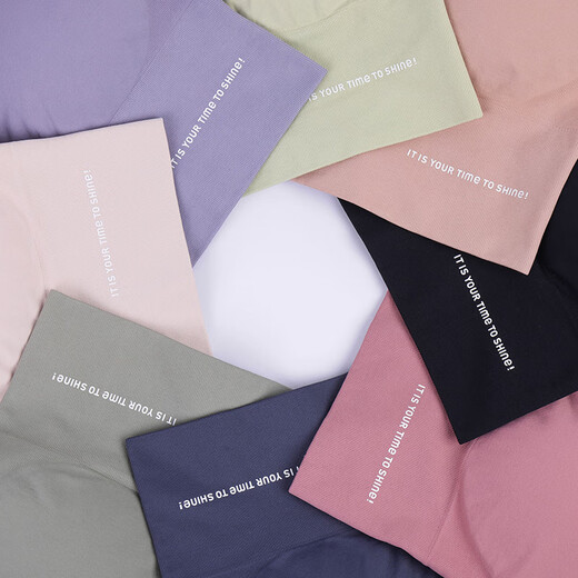 ANNERUN wide shoulder strap sports bra women's anti-sagging all-in-one running Pilates yoga vest beautiful back fitness bra blue M