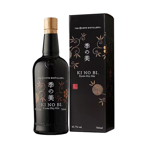 季の美 日本直邮 KINOBI季之美金酒杜松子酒 进口洋酒700ml 带盒款 季之美金酒带盒 700mL 1瓶 带盒