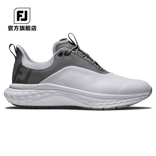 
FootJoy golf shoes men's shoes new FJ Quantum sports lightweight golf sports shoes comfortable and stable without spikes White/Blue/Red-56989 Size 41 = US size 7.5