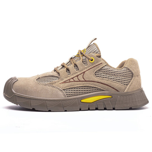 Zapatos de trabajo de protección para el trabajo de Fengdun Zapatos de trabajo para hombres Sitio de construcción aislable transpirable ANTRANO ANTIA ANTIA Y PUNCURA CONFIAZA COMODADES DE SEGURIDAD DE SEGURIDAD RESISTENTE SOLIDO [Recomendación del gerente de la tienda] Modelo aislado de cuero de vaca 347 42