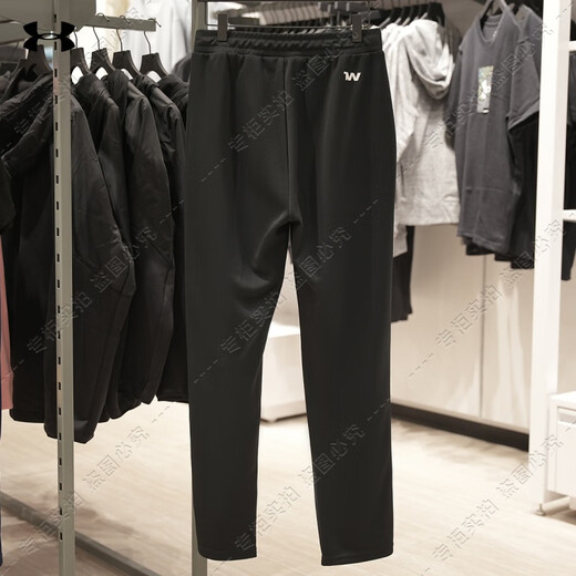 Under Armor autumn men's sweatpants quick-drying breathable training running fitness casual sports pants black 23600704-001 L