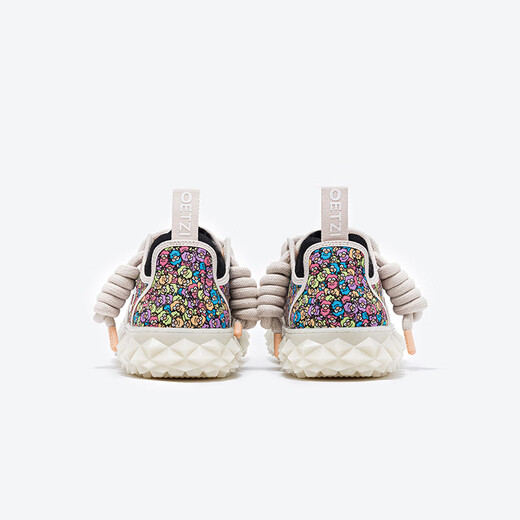 OETZI Oz's ugly cute shoes for men and women 25 spring and autumn new style graffiti jelly canvas shoes versatile casual clown shoes trendy pink/blue/yellow/gray T25121526 40