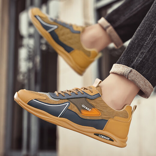 Chaussures en toile de grande taille de grande taille Chaussures décontractées sportives Mode Trendy Chaussures pour hommes Breffeurs de planche polyvalente chaussures quotidiennes Chaussures tendance hommes XP-AC3883 Gray 41
