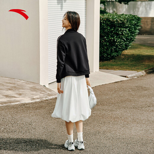 Veste de sport en tricot Anta pour femmes au printemps nouveau sweat-shirt à col debout top 162517723
