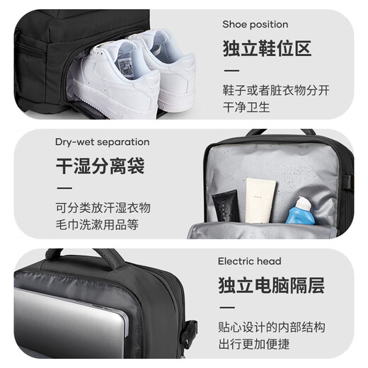 Mo Xiaozhai Backpack Men's Travel Backpack Women's Large Capacity Travel Bag 15.6-inch Computer Bag Mountaineering Bag School Bag