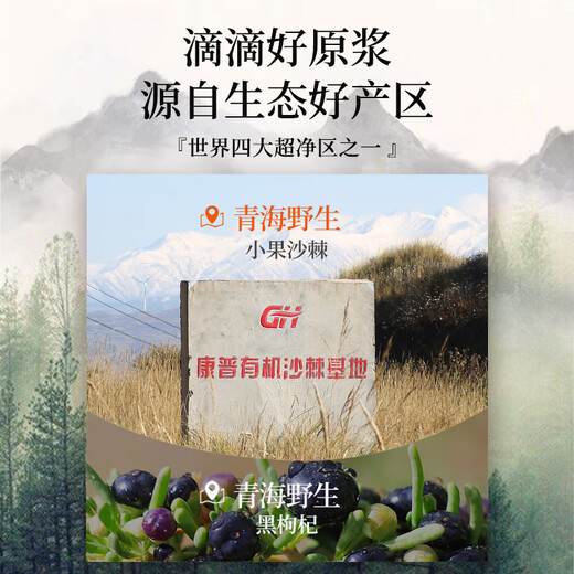 呀啦嗦早C晚A沙棘原浆黑枸杞原浆40袋礼盒装青海小果高原长辈端午节送礼
