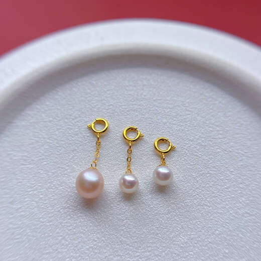 Shien pure 18K ancient gold accessories inlaid pendant lift tassel pendant DIY hanging bracelet 18K--628 models one small size